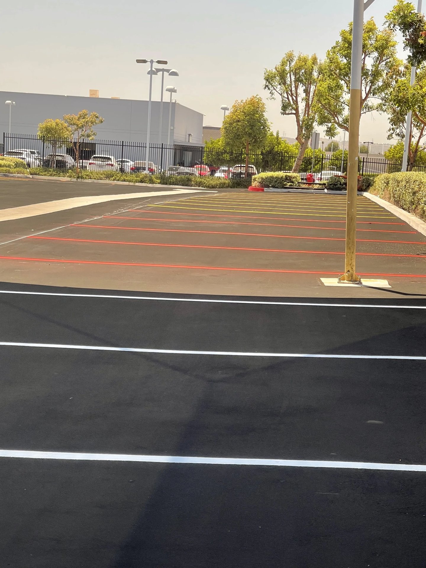 Industrial warehouse loading yard paving in the Inland Empire